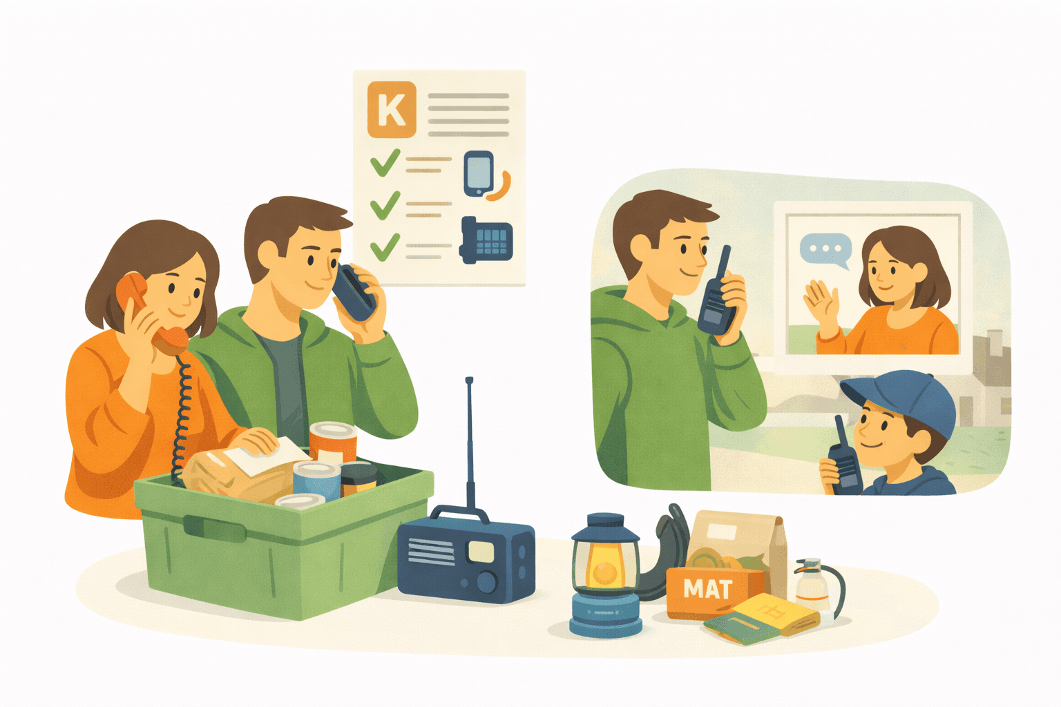 K i Hemskt Vis - Kommunikation